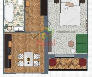 1-к квартира, вторичка, 43м2, 11/15 этаж