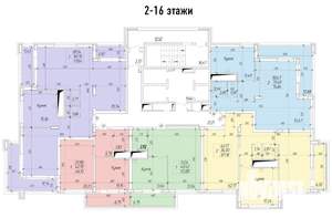 2-к квартира, вторичка, 83м2, 14/27 этаж