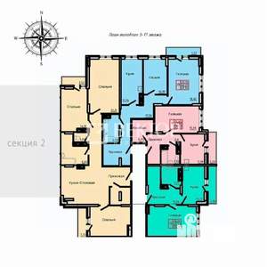 Студия квартира, вторичка, 112м2, 2/17 этаж