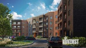 2-к квартира, строящийся дом, 54м2, 3/4 этаж