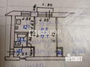 1-к квартира, вторичка, 31м2, 3/5 этаж