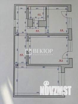 2-к квартира, вторичка, 61м2, 13/17 этаж