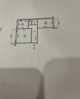 2-к квартира, вторичка, 52м2, 7/9 этаж