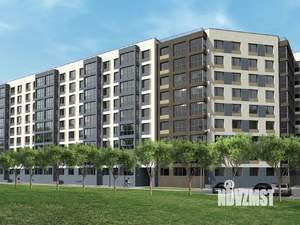 1-к квартира, строящийся дом, 39м2, 8/9 этаж