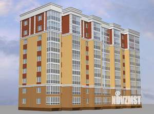 2-к квартира, строящийся дом, 58м2, 1/9 этаж