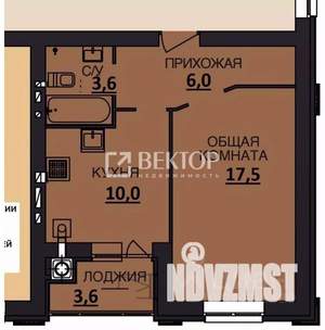 1-к квартира, вторичка, 41м2, 7/10 этаж
