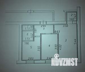 2-к квартира, вторичка, 47м2, 1/3 этаж