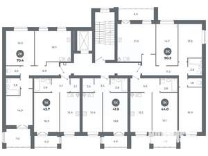 Студия квартира, вторичка, 70м2, 2/9 этаж