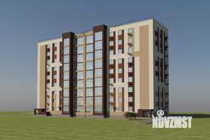 2-к квартира, строящийся дом, 66м2, 8/9 этаж