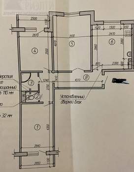3-к квартира, вторичка, 70м2, 8/9 этаж