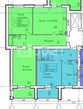 3-к квартира, вторичка, 87м2, 3/6 этаж