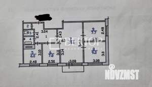 4-к квартира, вторичка, 58м2, 5/5 этаж