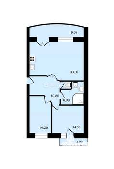 2-к квартира, вторичка, 92м2, 7/9 этаж