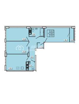 3-к квартира, вторичка, 80м2, 4/17 этаж