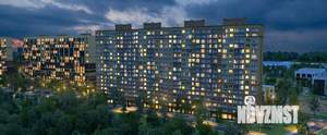 2-к квартира, строящийся дом, 65м2, 16/17 этаж