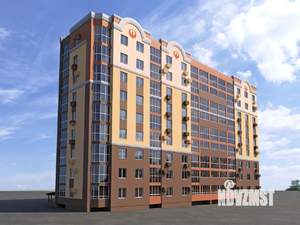 2-к квартира, строящийся дом, 65м2, 9/9 этаж