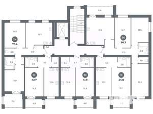 Студия квартира, вторичка, 70м2, 2/9 этаж
