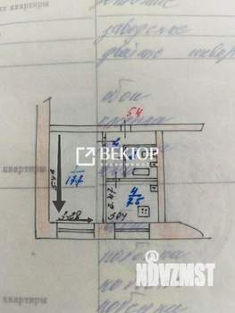 1-к квартира, вторичка, 33м2, 2/5 этаж