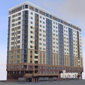 1-к квартира, строящийся дом, 56м2, 8/15 этаж