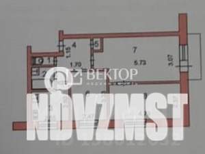 3-к квартира, вторичка, 52м2, 4/5 этаж