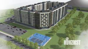 2-к квартира, строящийся дом, 75м2, 7/9 этаж