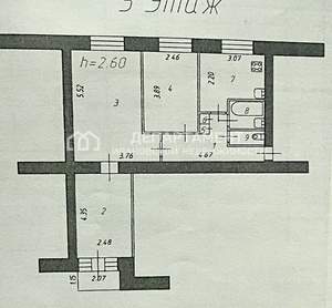 3-к квартира, вторичка, 57м2, 3/9 этаж