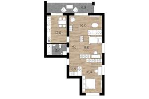 3-к квартира, вторичка, 77м2, 8/9 этаж