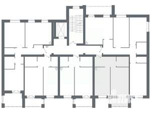 Студия квартира, вторичка, 44м2, 6/9 этаж