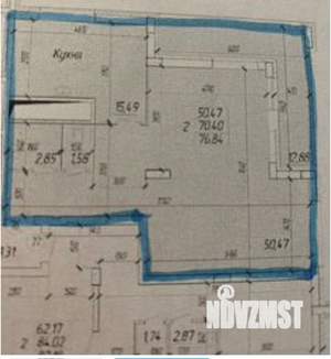 2-к квартира, вторичка, 76м2, 17/25 этаж