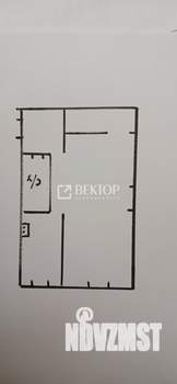 1-к квартира, вторичка, 31м2, 4/4 этаж