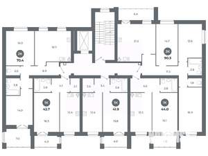 Студия квартира, вторичка, 70м2, 9/9 этаж