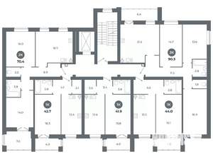 Студия квартира, вторичка, 90м2, 7/9 этаж