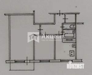 2-к квартира, вторичка, 41м2, 4/5 этаж
