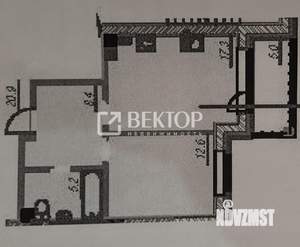 2-к квартира, вторичка, 48м2, 3/4 этаж