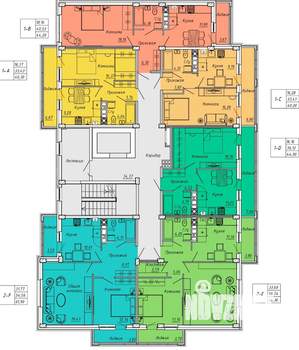 2-к квартира, вторичка, 64м2, 4/9 этаж