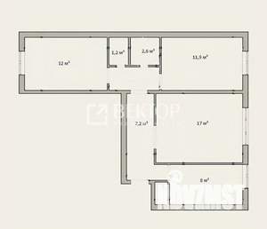 3-к квартира, вторичка, 62м2, 3/9 этаж