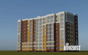 1-к квартира, строящийся дом, 37м2, 6/9 этаж