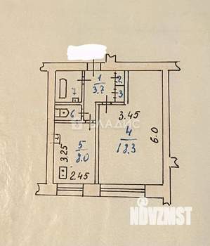 1-к квартира, вторичка, 35м2, 7/9 этаж