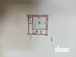 2-к квартира, вторичка, 35м2, 1/2 этаж