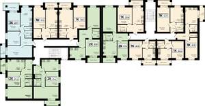 2-к квартира, вторичка, 52м2, 2/4 этаж