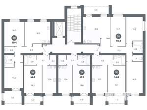 Студия квартира, вторичка, 90м2, 2/9 этаж