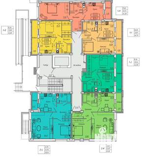 2-к квартира, вторичка, 59м2, 1/9 этаж