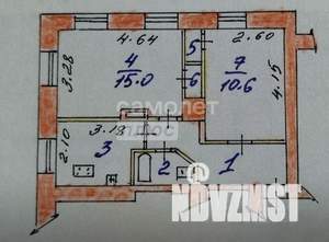 2-к квартира, вторичка, 42м2, 5/5 этаж