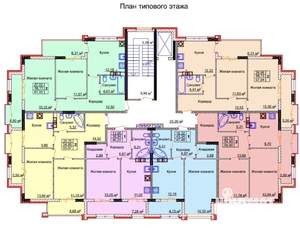 1-к квартира, вторичка, 48м2, 9/9 этаж