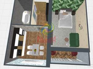 1-к квартира, вторичка, 43м2, 11/15 этаж