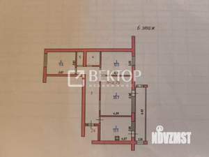 3-к квартира, вторичка, 77м2, 6/9 этаж