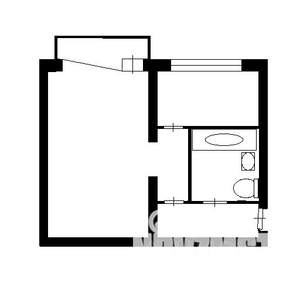 1-к квартира, вторичка, 33м2, 4/9 этаж
