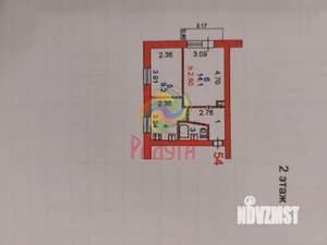 2-к квартира, вторичка, 40м2, 2/5 этаж