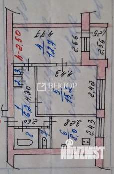 2-к квартира, вторичка, 48м2, 8/9 этаж