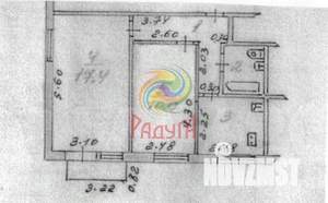 2-к квартира, вторичка, 45м2, 5/5 этаж